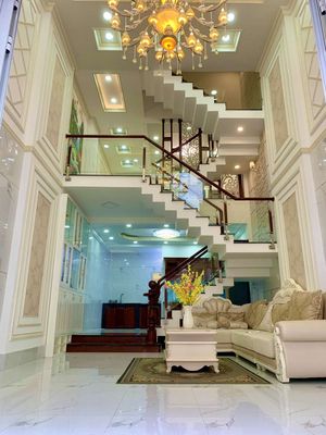 Nhà 1 Lững 3 Lầu KDC A.D.Vương cách V.V.Kiệt 500m, B.Vệ 24/24, SHR