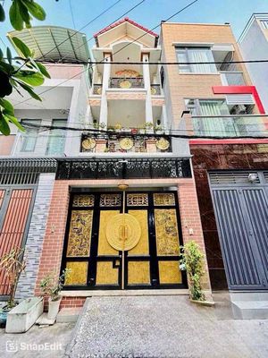 Nhà hẻm Tân Sơn Nhì 4.5x25m 2 lầu sân thượng giá *** quận