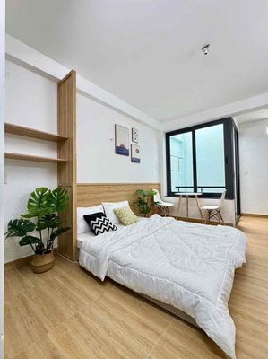 STUDIO 28m2 ,Cửa sổ lớn,Gần Chu Văn An-Bình Thạnh , Full Nội Thất
