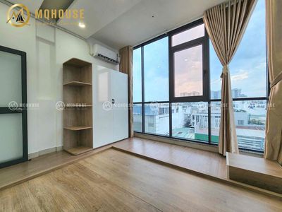 Chdv 1 phòng ngủ 35-60m2 cửa sổ view kính / full nt / luỹ bán bích / — ảnh 1