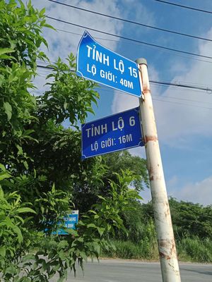 Đất vườn mặt tiền đường nhựa