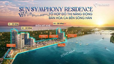 Cần tiền bán căn hộ Sun Symphony sát sông Hàn, view đẹp giá tốt ! — ảnh 1
