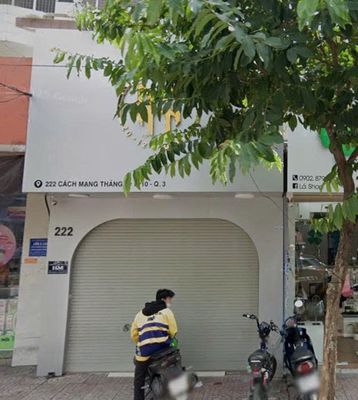 CHO THUÊ NHÀ MT 222 CMT8 Q3 DT 4x21m nở hậu 8m trệt 2 lầu giá 45tr — ảnh 1