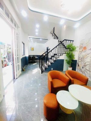 Nhà mới 4 tầng (12x4)hẻm 157 dương bá trạc, q8 — ảnh 1