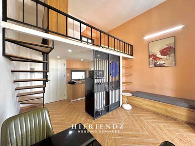 Vừa xong con duplex ban công sang chảnh full nội thất - ngay trung tâm — ảnh 1