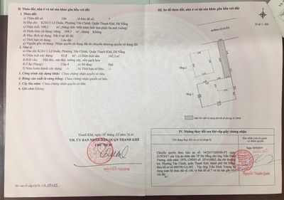 Chính chủ rao bán nhà đường Lê Duẩn-Đà Nẵng; DT 108,3 m2; giá 12,5 tỷ — ảnh 1