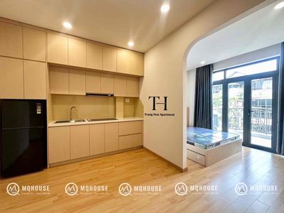 Cho thuê căn hộ studio bancon tách bếp mới 100% sát lotte quận 7 — ảnh 1