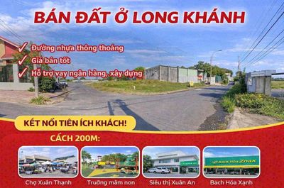 Mặt tiền nhựa ngay trung tâm phường long khánh