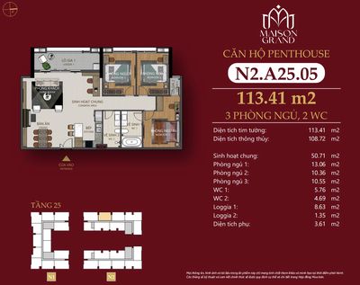 Penthouse cao cấp đầu tiên và là biểu tượng mới tại phú mỹ vũng tàu