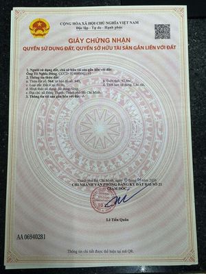 Đất mặt tiền kinh doanh ttt 12,dt: 100m2, sổ hồng riêng, chỉ 4.8 tỷ — ảnh 1