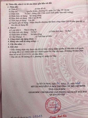 *** 1 Sẹc Nguyễn Kiệm 92m2 - 9.2 tỷ - Ngang 6m - Xe hơi thông — ảnh 1