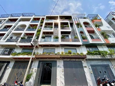 Giảm 1tỷ, Nhà phố 4x15m 1lững 3 lầu đường 6m 1/ Thạnh xuân 25