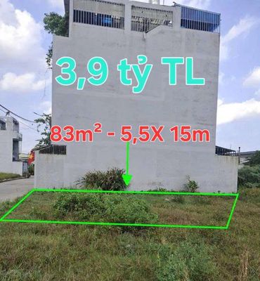 Lô đất thổ cư ngay ub xã vĩnh lộc b 83m² 5,5x15m. 3,9 tỷ.