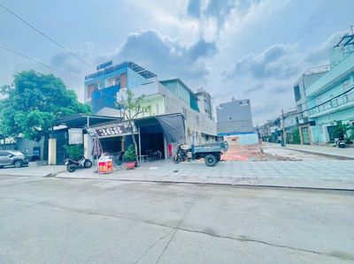 Đất góc 2 mặt tiền, tiện kdbb đa ngành, Thạnh Xuân 22, Thới An, tphcm — ảnh 1