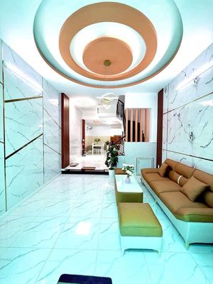 Bán nhà 4 tầng ô tô ngủ nhà – dtsd 180m2- lê văn thọ gv-6 tỷ hơn — ảnh 1