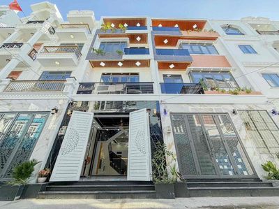 Nhà phố xây dựng mới đường rộng 8m 2279 huỳnh tấn phát khu dân trí cao — ảnh 1