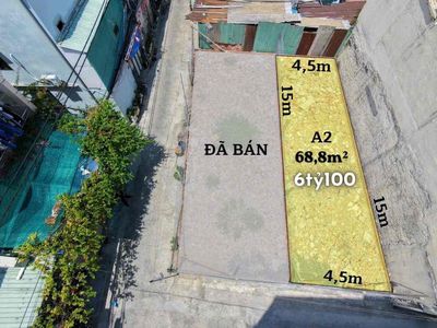 Bán Đất 4,5x15 Khu Bên Sông Phường Hiệp Bình Chánh Tp Thủ Đức Tp Hcm — ảnh 1