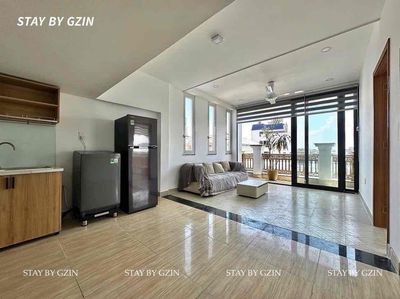 Cho thuê căn hộ Penthouse 1PN tách bếp, ban công, full NT ngay Aeon TP — ảnh 1
