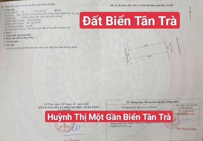 Đất biển tân trà đường huỳnh thị một — ảnh 1