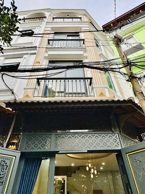 chủ bán nhà 4 tầng, hẻm ô tô, Lê Quang Định,Bình Thạnh, Giá 7,99 tỷ.