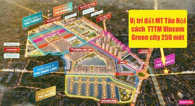 Bán cặp 2 lô đất ngang 9,3m mt tân hội cách vincom green city 250mét — ảnh 1