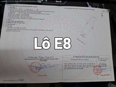 Bán lô đất Hoà phú 28 - khu E Kim Long - sạch đẹp — ảnh 1