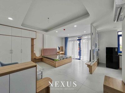 CHDV full nội thất studio tách bếp, ban công, cửa sổ ngay Etown TB