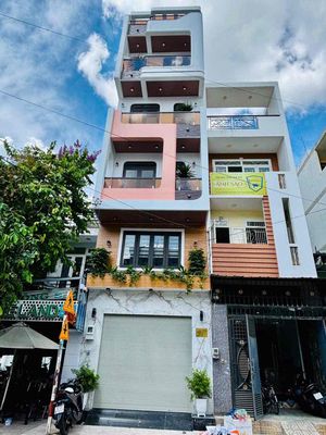 Bán nhà 4x20m 1 trệt lửng 4 lầu st 6PN 9WC full nội thất Có thang máy — ảnh 1