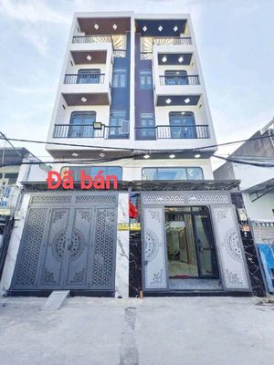Nhà phố 4x14m 1lững 3 lầu đường 8m thông gần công viên Tân thới hiệp21