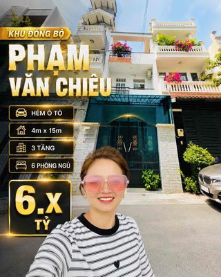 Hxh thông - 4x15m - 3 tầng - phạm văn chiêu - 6.7 tỷ