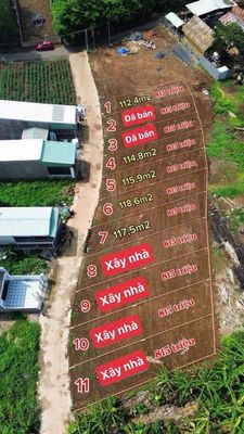 115m2 đất thổ cư hẻm bê tông 5m sát Nguyễn Hoàng và gần chợ Sông Trầu