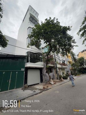 Bán Nhà 7 Tầng Ngõ 57 Cổ Linh Sau Phở Cường, Đối Diện Vườn Hoa — ảnh 1