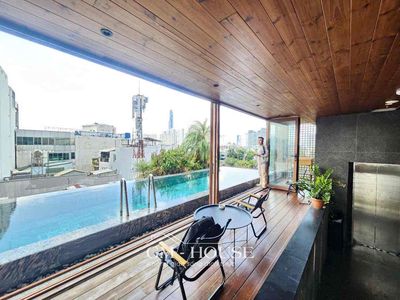 Căn hộ cao cấp - hồ bơi tràn viền - bảo vệ 24/24 gần ngã 4 hàng xanh — ảnh 1