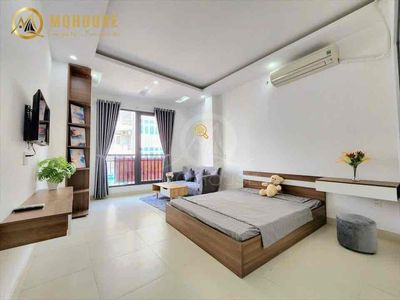 Cho thuê chdv 1 phòng ngủ 40m2 full nt - ban công nguyễn văn đậu — ảnh 1
