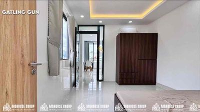 Căn hộ 1pn 1pk 35m2 ban công mới - full nội thất mgr lê quang định — ảnh 1