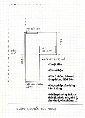 Chính chủ bán đất 2 mặt tiền nguyễn duy trinh (liền kề q2) — ảnh 1