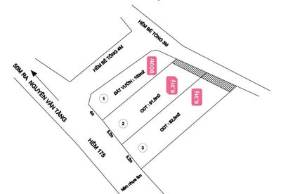 Bán 3 lô 1/ nguyễn văn tăng ( giá 6 tỷ 3 và 7 tỷ 1) — ảnh 1