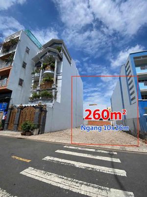 Bán đất Lạc Long Quân, 260m2, ngang 10x26m, đường Ô TÔ 12m, full thổ — ảnh 1