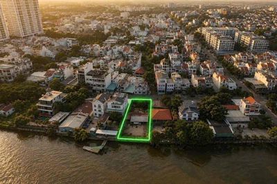 Bán Đất 639m2 Mặt Tiền Sông Khu Bên Sông P. Hiệp Bình Chánh TpThủ Đức