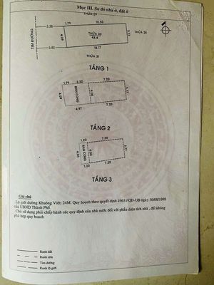 Bán nhà MT Khuông Việt 48.4m đất nhà 4 tầng giá rẻ — ảnh 1