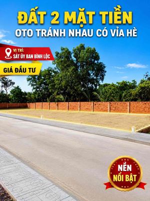 Bán đất sát uỷ ban phường bình lộc - tp đồng nai