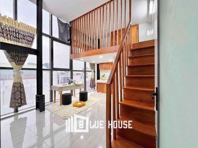 Cho thuê căn hộ tân phú gác cao 1m7 gần đại học công thương ( huit)