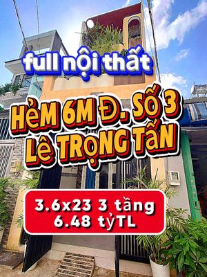 Hẻm 6m đ. số 3 lê trọng tấn