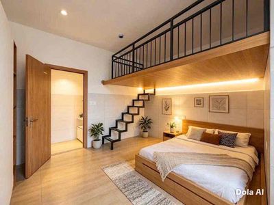 Cho thuê căn hộ 2 không gian ngủ cách đh văn lang 3 10 mét - 4 người ở