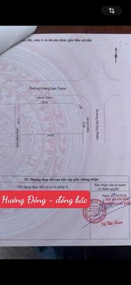 Bán đất lô góc ngã 4 đường 5,5m hà duy phiên-hoàng đạo thành -hòa xuân — ảnh 1