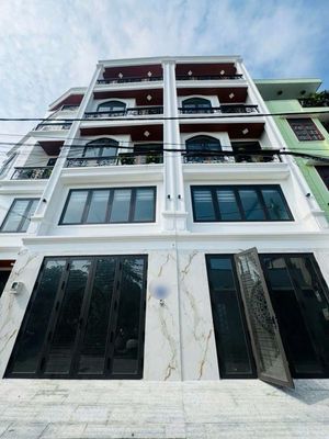 Bán nhà mới xây 5 tầng hà huy giáp sát nguyễn oanh- 60m2-6pn-ô tô ngủ — ảnh 1