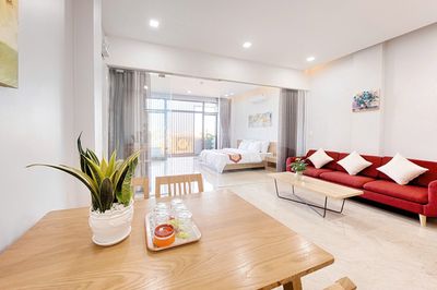 1-bedroom apartment for rent near Hoa Khanh Industrial Park. — ảnh 1