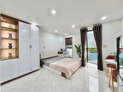 Mới 100% Căn hộ 33M2 full nội thất, Ban công thoáng ngay chợ Bà Chiểu — ảnh 1