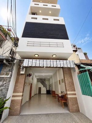 Nhà thuê nhà MT hoàng hoa thám QBT 4x25m trệt 5 lầu 9 phòng 35tr — ảnh 1