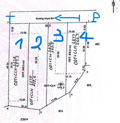 Chính chủ, 1.511 m2/800m2 thổ cư, tp mới BD: KĐT Becamex - KDC Hòa Lợi
